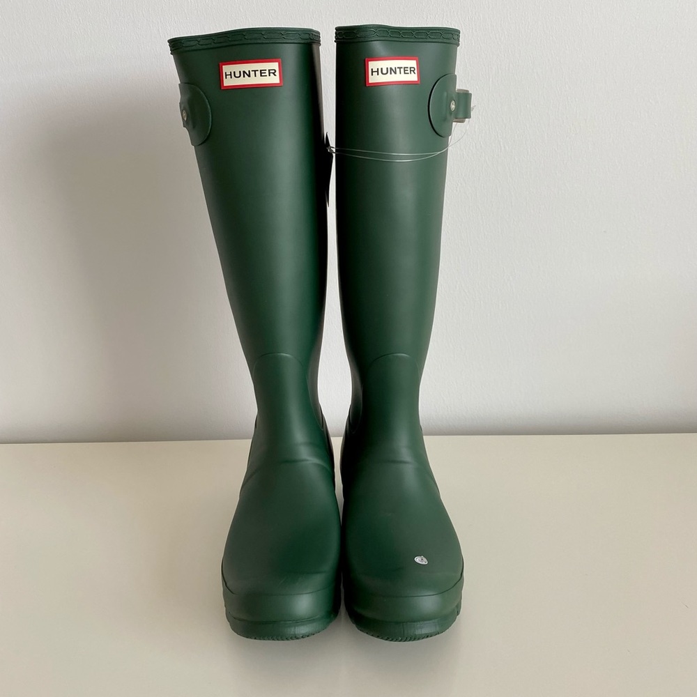 NWT HUNTER Original Tall Boots - Hunter Green - Size 9